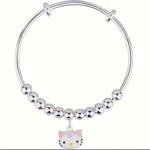 Sanrio Hello Kitty Silver Bangle Bracelet